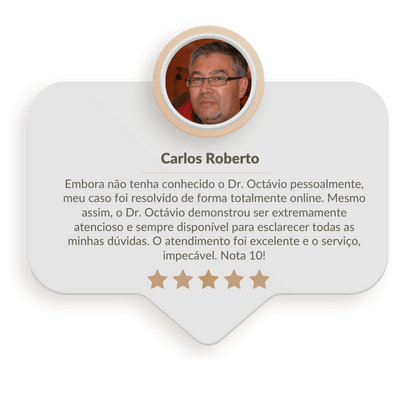 Depoimento de Carlos Roberto satisfeito com os serviços de um advogado especialista em INSS