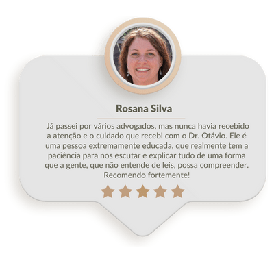 Depoimento de Rosana Silva satisfeita com os serviços de um advogado Previdenciarista