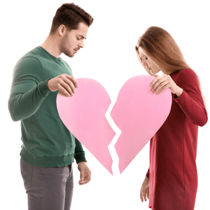 Imagem de um casal, ilustrando os serviços de Advogado para divórcio em Itapetininga.