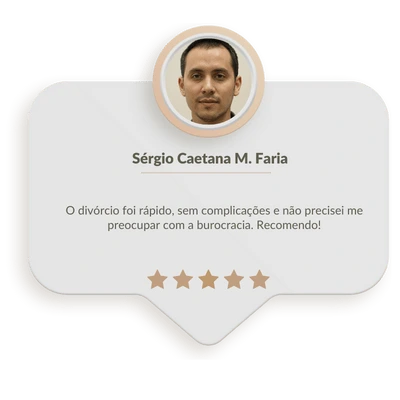 Captura de depoimento de cliente do escritório Domingos Dias Advocacia.