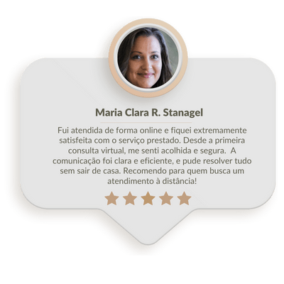 Captura de depoimento de cliente do escritório Domingos Dias Advocacia.